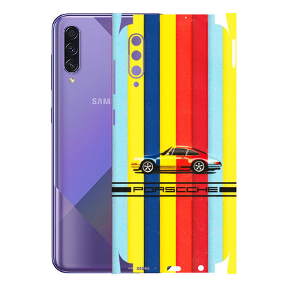 Samsung A/S Series Phone Skins (All Models) - Multicolour Porche - 3D Embossed Finish (L-39) Samsung Galaxy A50S