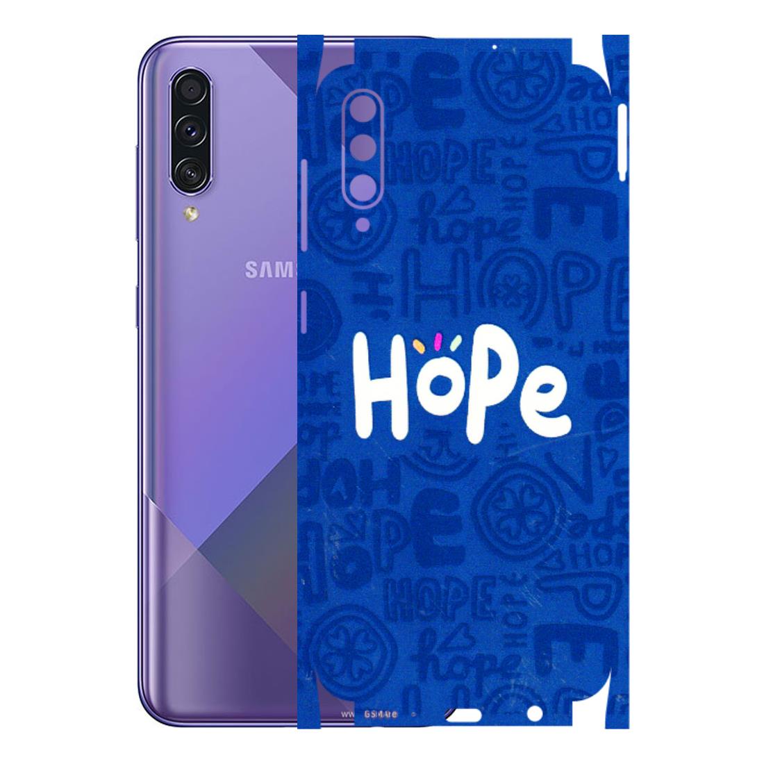 Samsung A/S Series Phone Skins (All Models) - Hope Doodles Blue - 3D Embossed Finish (L-43) Samsung Galaxy A50S