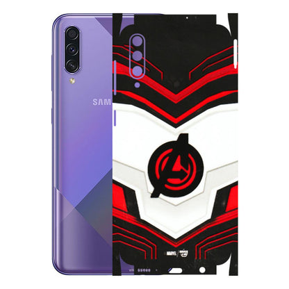 Samsung A/S Series Phone Skins (All Models) - Avengers Logo - 3D Embossed Finish (L-55) Samsung Galaxy A50S