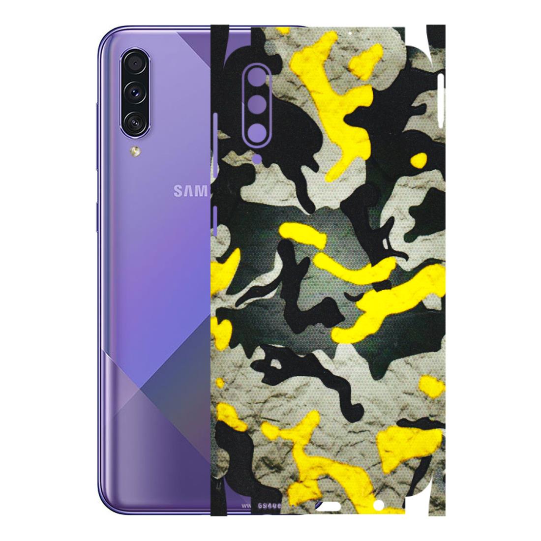 Samsung A/S Series Phone Skins (All Models) - Yellow Camouflage - 3D Embossed Finish (L-61) Samsung Galaxy A50S