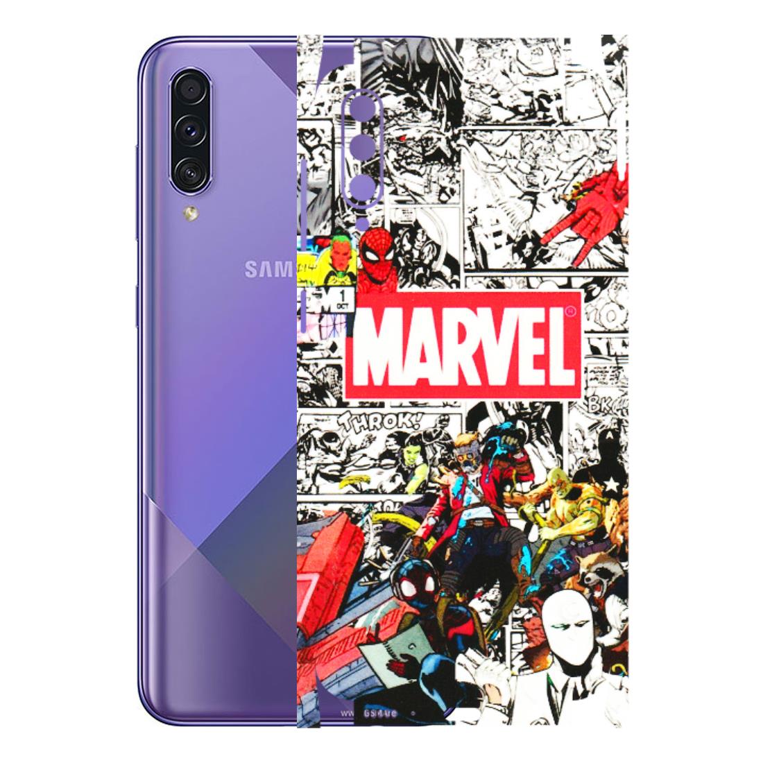 Samsung A/S Series Phone Skins (All Models) - Marvel Colorful Comic - 3D Embossed Finish (L-64) Samsung Galaxy A50S