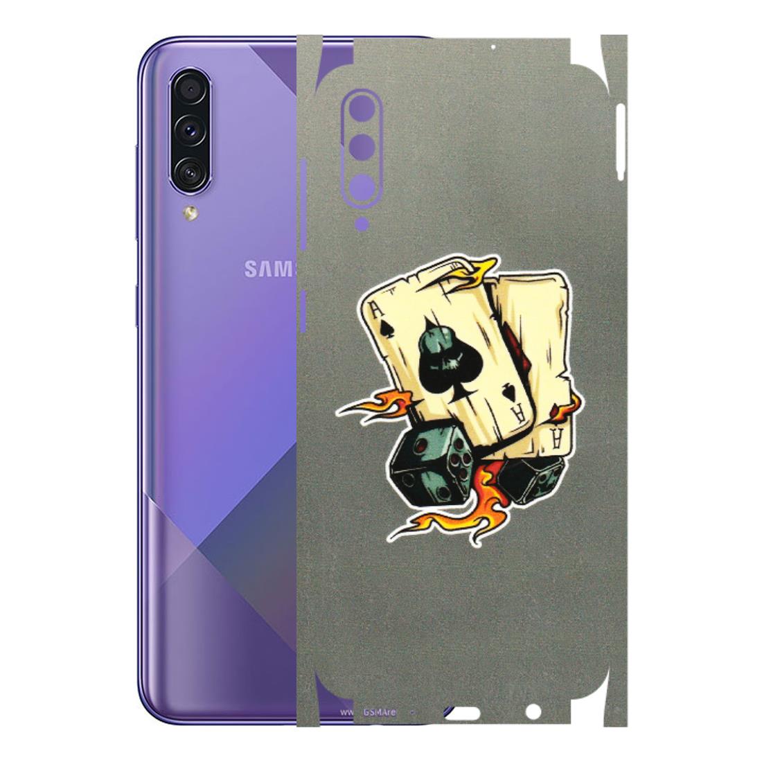 Samsung A/S Series Phone Skins (All Models) - Grey Cards Of Ace - 3D Embossed Finish (L-77) Samsung Galaxy A50S