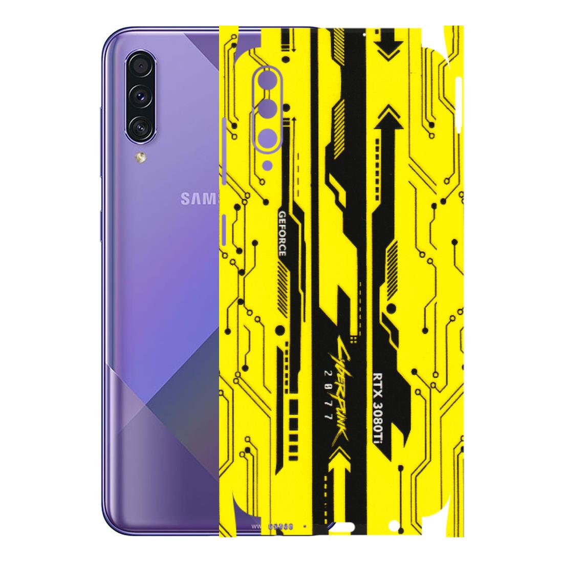Samsung A/S Series Phone Skins (All Models) - Yellow Cyberpunk - 3D Embossed Finish (L-93) Samsung Galaxy A50S