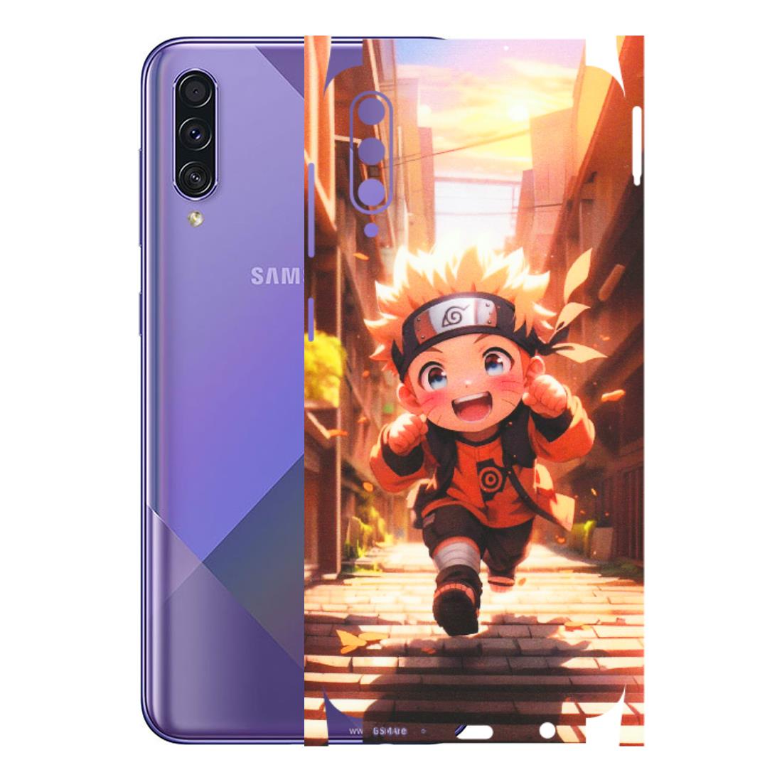Samsung A/S Series Phone Skins (All Models) - Naruto Cute Toon Running - Matte Finish (M-04) Samsung Galaxy A50S