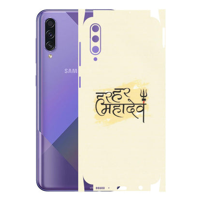Samsung A/S Series Phone Skins (All Models) - Har Har Mahadev - Matte Finish (M-10) Samsung Galaxy A50S