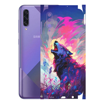 Samsung A/S Series Phone Skins (All Models) - New Wild Wolf Abstract - Matte Finish (M-125) Samsung Galaxy A50S