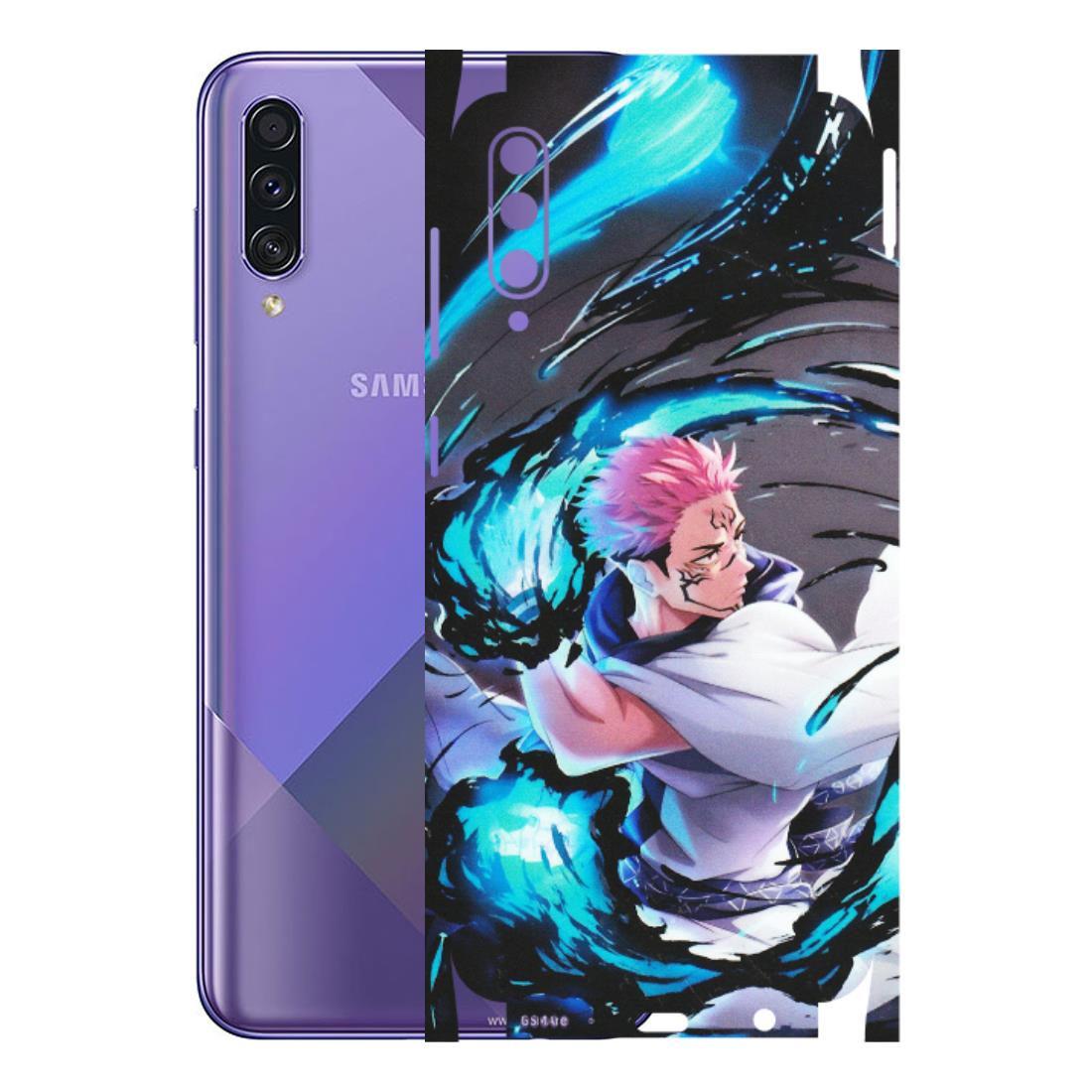 Samsung A/S Series Phone Skins (All Models) - New Jujutsu Kaisen Grey Blue Anime - Matte Finish (M-127) Samsung Galaxy A50S