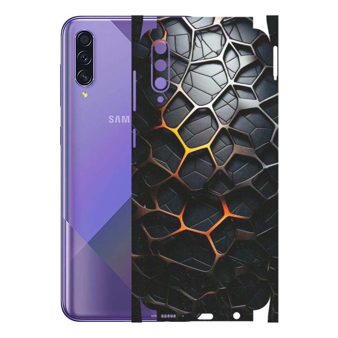 Samsung A/S Series Phone Skins (All Models) - New Abstract Graphite Tiles - Matte Finish (M-130) Samsung Galaxy A50S