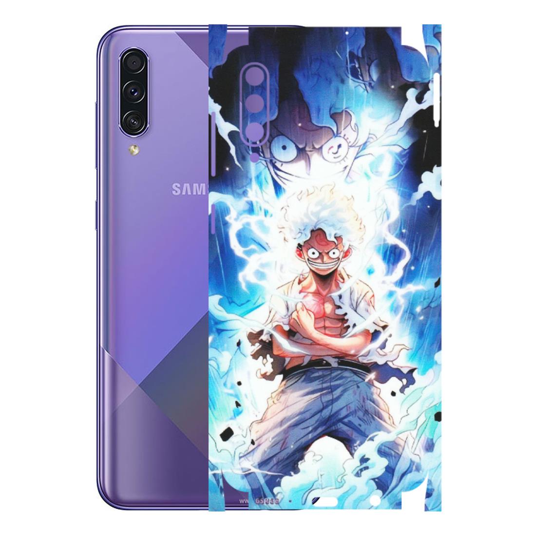 Samsung A/S Series Phone Skins (All Models) - Blue Thunder Luffy Anime - Matte Finish (M-132) Samsung Galaxy A50S