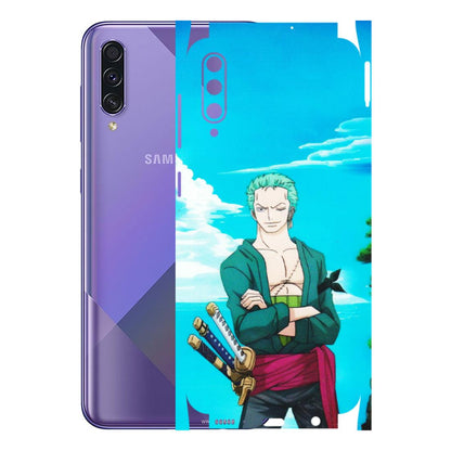 Samsung A/S Series Phone Skins (All Models) - Cool Swordman Zoro Anime - Matte Finish (M-143) Samsung Galaxy A50S