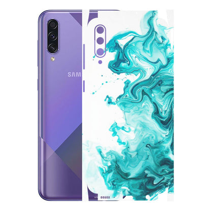 Samsung A/S Series Phone Skins (All Models) - Sky Blue Abstract Colour - Matte Finish (M-146) Samsung Galaxy A50S