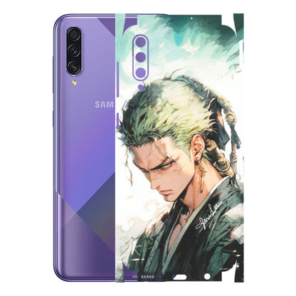 Samsung A/S Series Phone Skins (All Models) - Pirate Hunter One Piece Anime - Matte Finish (M-157) Samsung Galaxy A50S