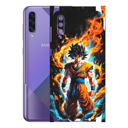 Samsung A/S Series Phone Skins (All Models) - Goku Transformation Anime - Matte Finish (M-159) Samsung Galaxy A50S