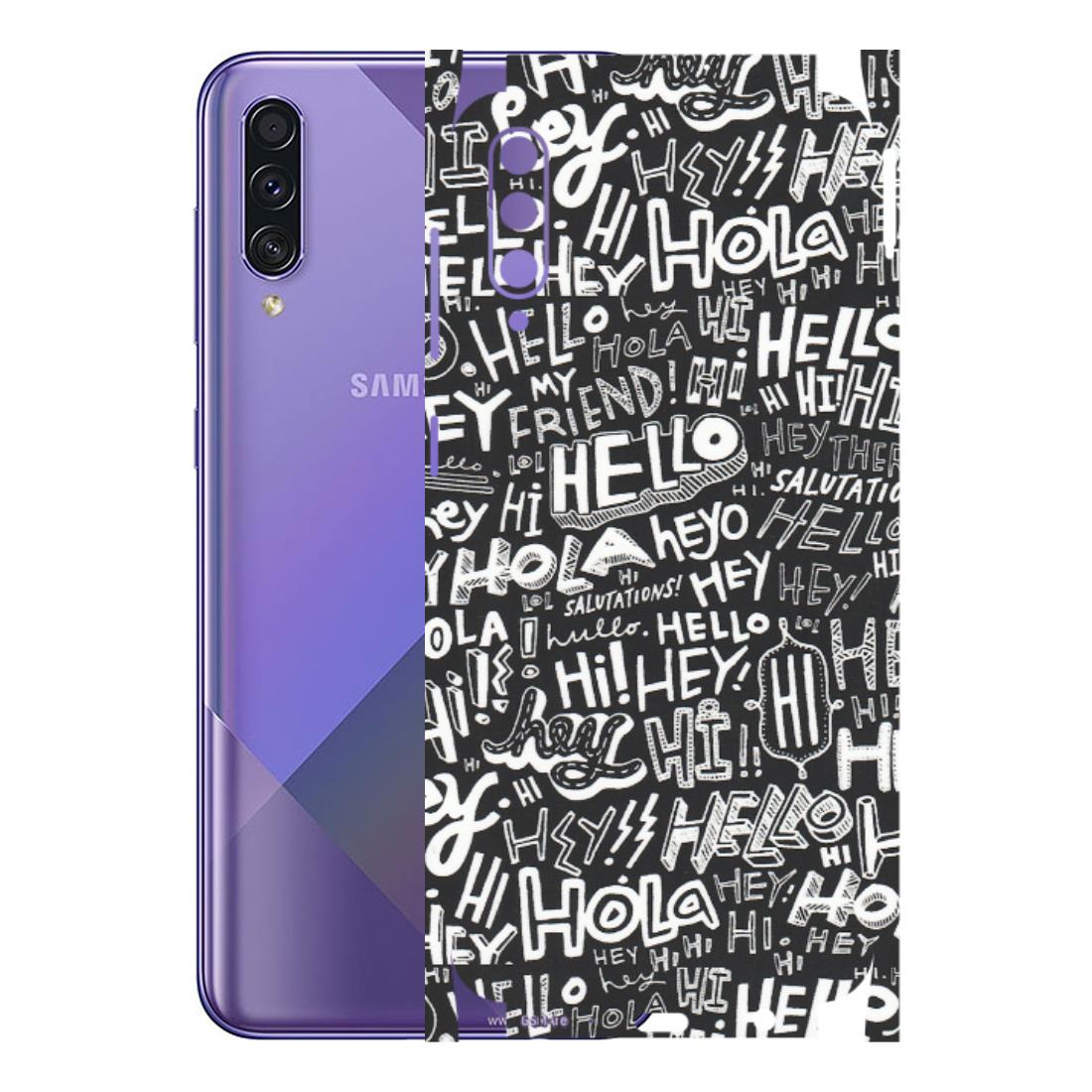 Samsung A/S Series Phone Skins (All Models) - Hi Hello Doodles - Matte Finish (M-25) Samsung Galaxy A50S