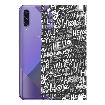 Samsung A/S Series Phone Skins (All Models) - Hi Hello Doodles - Matte Finish (M-25) Samsung Galaxy A50S