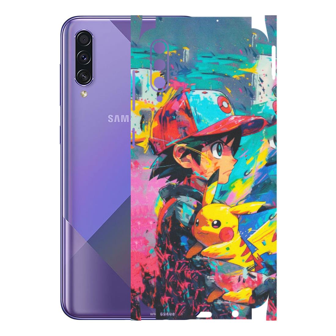 Samsung A/S Series Phone Skins (All Models) - Ash & Pikachu - Matte Finish (M-26) Samsung Galaxy A50S