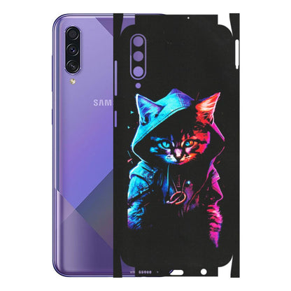Samsung A/S Series Phone Skins (All Models) - Cyberpunk Cat - Matte Finish (M-45) Samsung Galaxy A50S