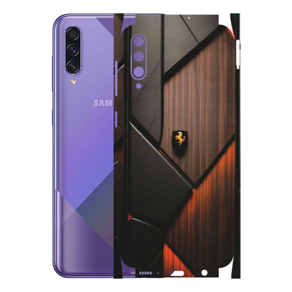 Samsung A/S Series Phone Skins (All Models) - Lambo Beauty Wood Pattern Sober - Matte Finish (M-51) Samsung Galaxy A50S