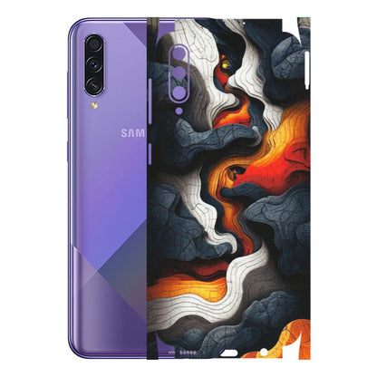 Samsung A/S Series Phone Skins (All Models) - Abstract Volcanic Layers - Matte Finish (M-52) Samsung Galaxy A50S