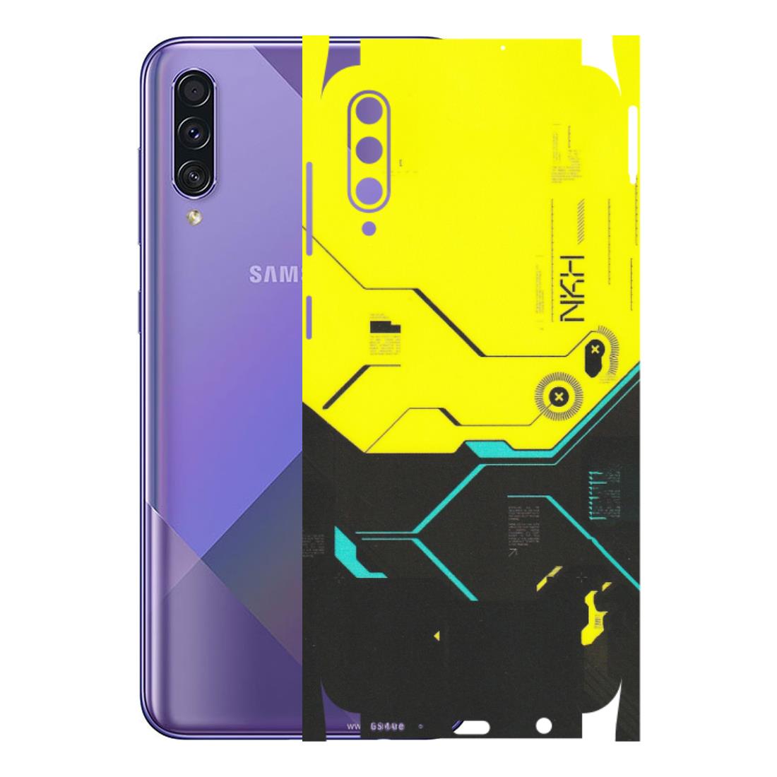 Samsung A/S Series Phone Skins (All Models) - Black Yellow Technica - Matte Finish (M-53) Samsung Galaxy A50S