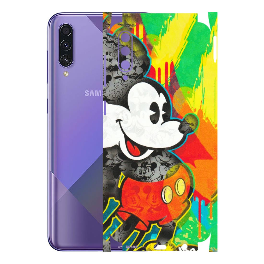 Samsung A/S Series Phone Skins (All Models) - Multiple Mickey With Colourful Texture - Matte Finish (M-84) Samsung Galaxy A50S