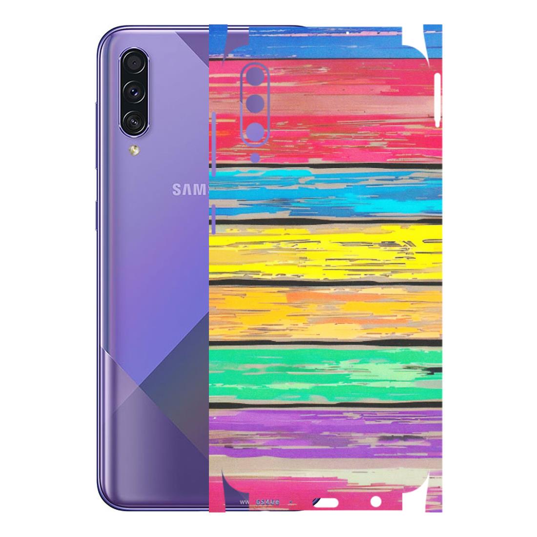 Samsung A/S Series Phone Skins (All Models) - Multi Colour Wooden Wall - Matte Finish (M-96) Samsung Galaxy A50S