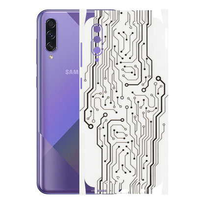 Samsung A/S Series Phone Skins (All Models) - Tech Circuits - Transparent Finish (T-03) Samsung Galaxy A50S