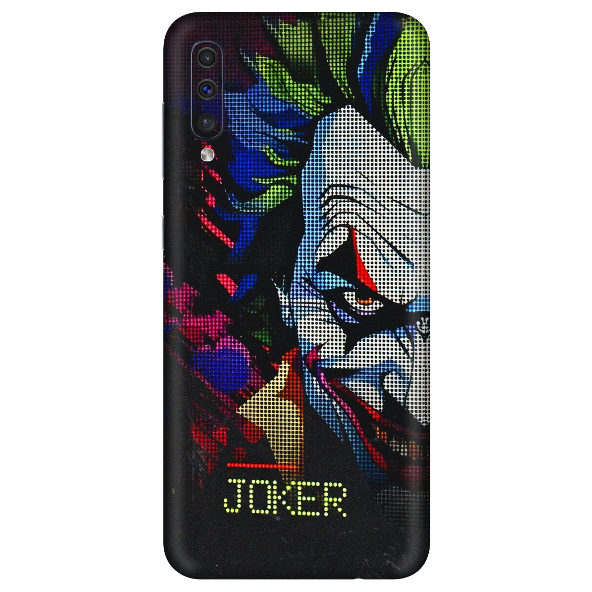 Samsung A/S Series Phone Skins (All Models) - Joker Dot Matrix - 3D Embossed Finish (L-08) Samsung Galaxy A50