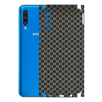 Samsung A/S Series Phone Skins (All Models) - Black G Print - 3D Embossed Finish (L-109) Samsung Galaxy A50