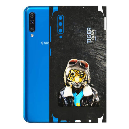 Samsung A/S Series Phone Skins (All Models) - Rider Tiger - 3D Embossed Finish (L-113) Samsung Galaxy A50