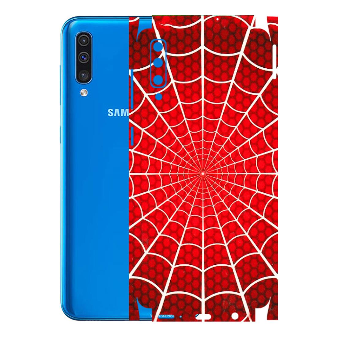 Samsung A/S Series Phone Skins (All Models) - Classic Spidey Web - 3D Embossed Finish (L-115) Samsung Galaxy A50