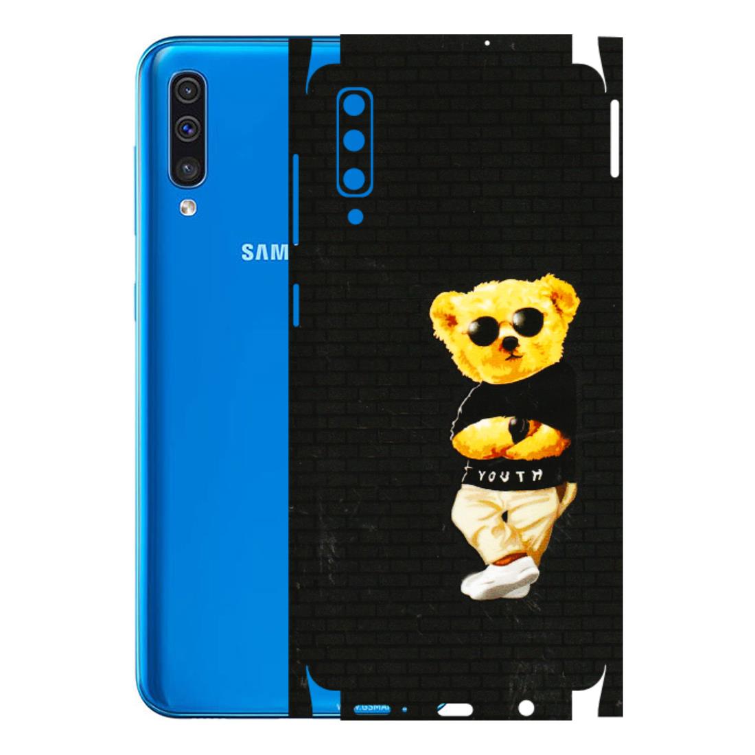 Samsung A/S Series Phone Skins (All Models) - Classy Teddy Bear - 3D Embossed Finish (L-116) Samsung Galaxy A50