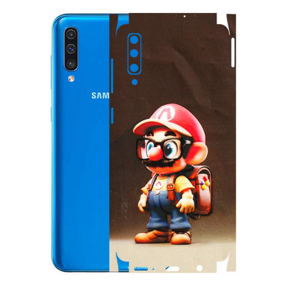Samsung A/S Series Phone Skins (All Models) - Little Mario - 3D Embossed Finish (L-119) Samsung Galaxy A50