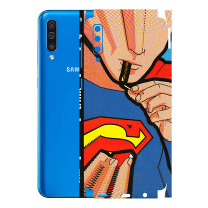 Samsung A/S Series Phone Skins (All Models) - Superman Sutta - 3D Embossed Finish (L-130) Samsung Galaxy A50