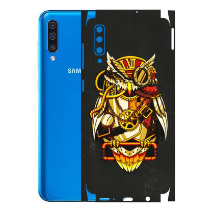 Samsung A/S Series Phone Skins (All Models) - Classy Smart Owl - 3D Embossed Finish (L-144) Samsung Galaxy A50
