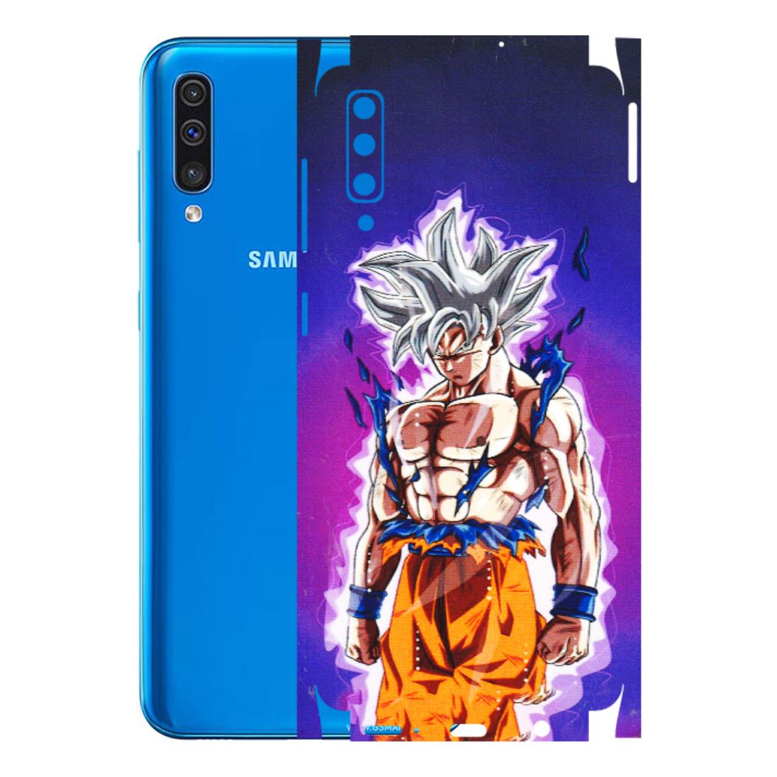 Samsung A/S Series Phone Skins (All Models) - Goku Purple Anime - 3D Embossed Finish (L-147) Samsung Galaxy A50