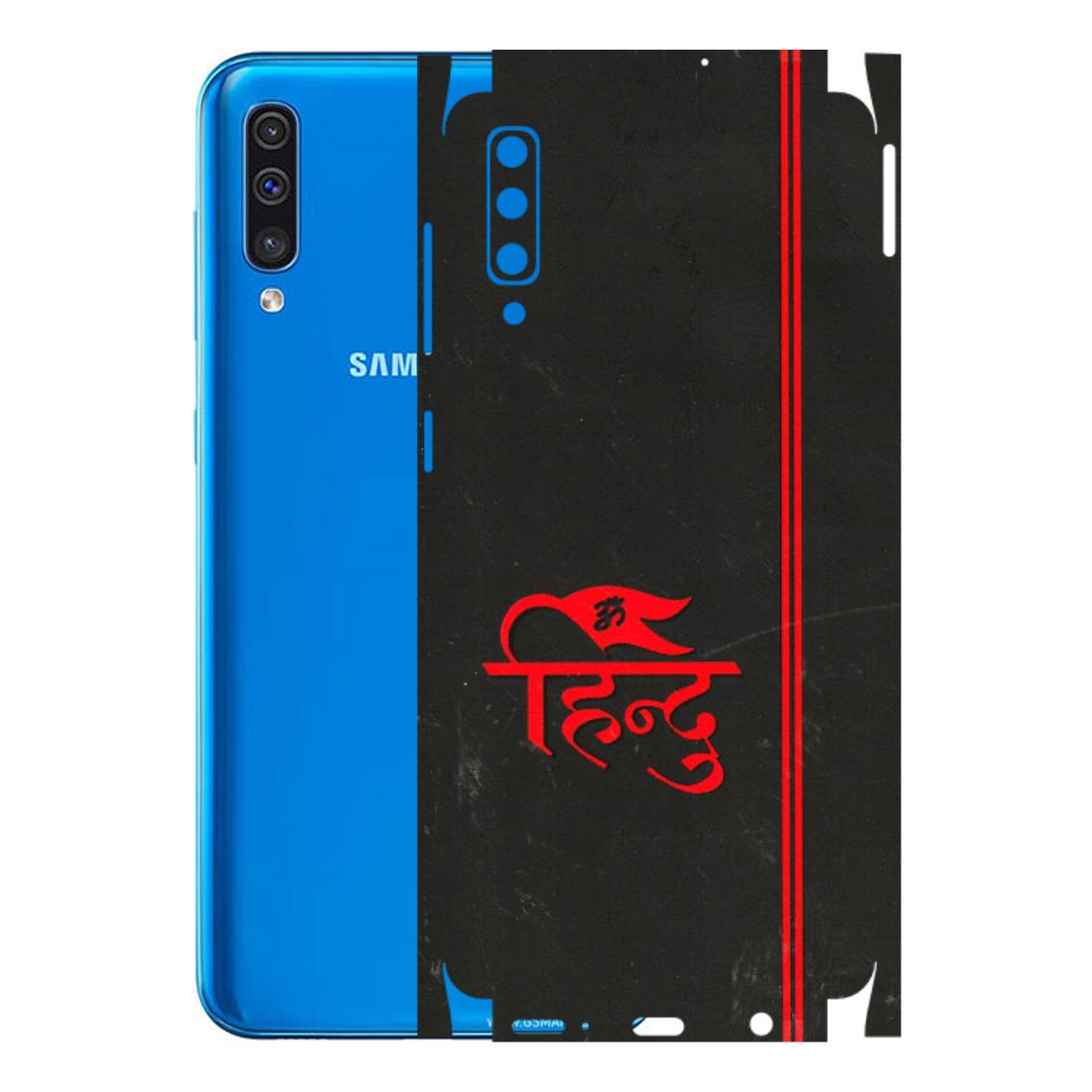 Samsung A/S Series Phone Skins (All Models) - Hindu Black - 3D Embossed Finish (L-153) Samsung Galaxy A50