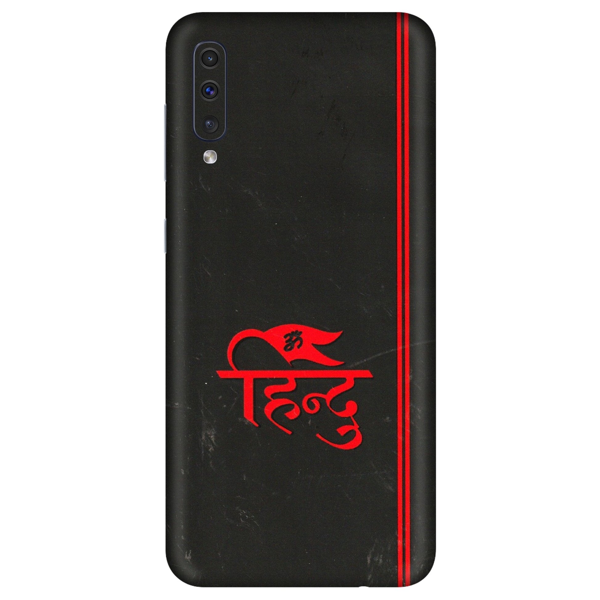 Samsung A/S Series Phone Skins (All Models) - Hindu Black - 3D Embossed Finish (L-153) Samsung Galaxy A50
