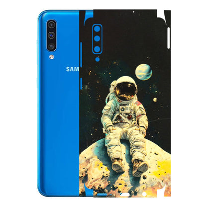 Samsung A/S Series Phone Skins (All Models) - Astronaut in Space - 3D Embossed Finish (L-16) Samsung Galaxy A50