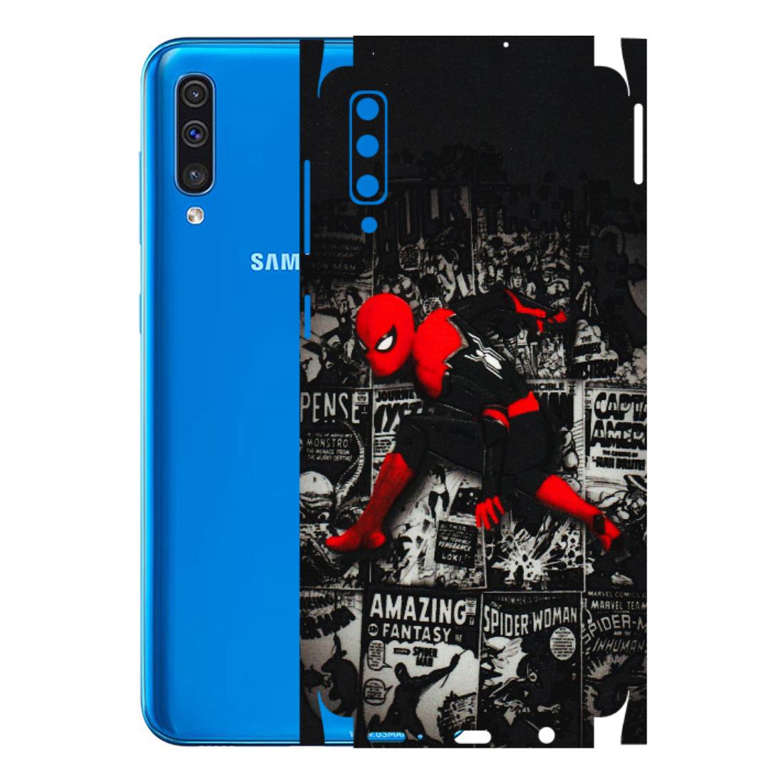 Samsung A/S Series Phone Skins (All Models) - SpiderMan New - 3D Embossed Finish (L-162) Samsung Galaxy A50