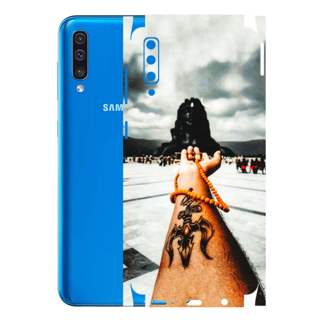Samsung A/S Series Phone Skins (All Models) - Jai Adiyogi Mahakaal - 3D Embossed Finish (L-164) Samsung Galaxy A50
