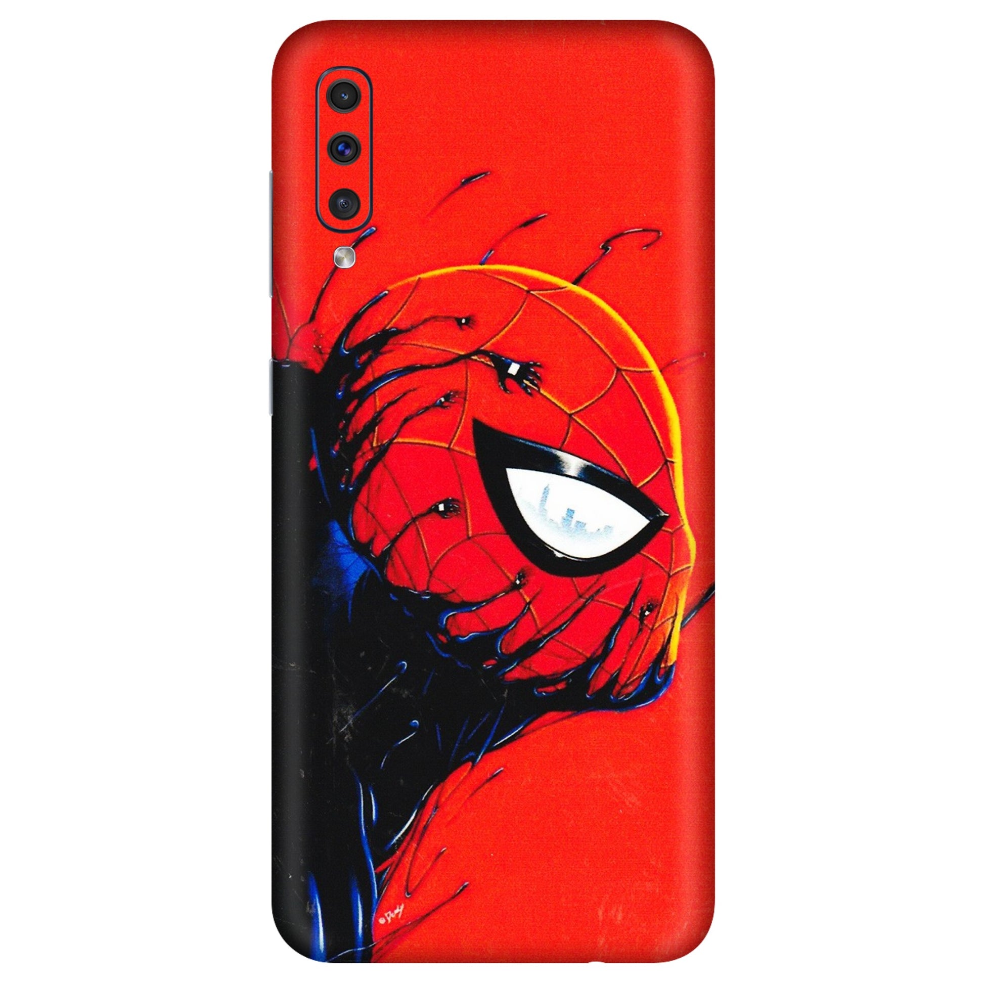Samsung A/S Series Phone Skins (All Models) - Spiderman Face Venom - 3D Embossed Finish (L-165) Samsung Galaxy A50