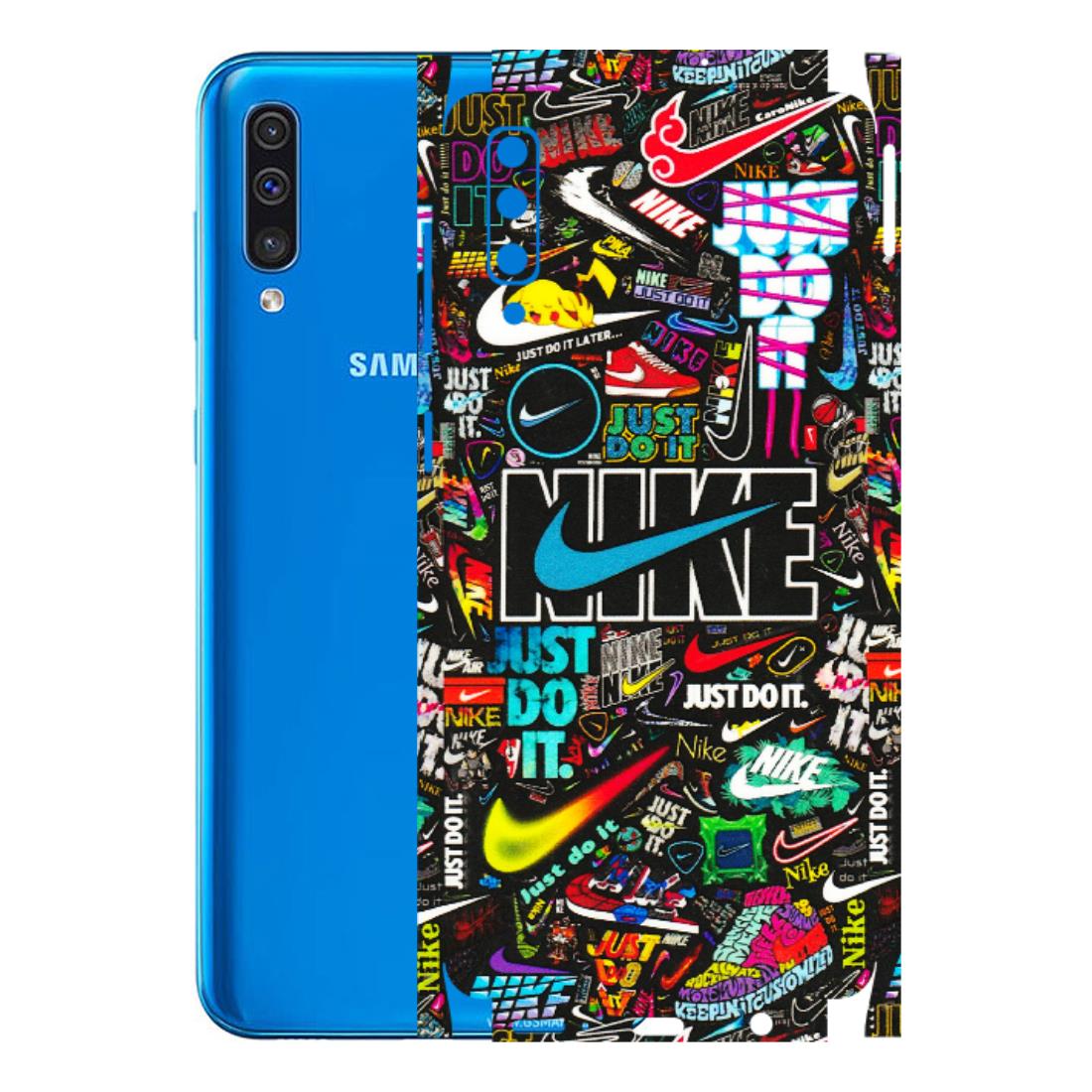 Samsung A/S Series Phone Skins (All Models) - Just Do It Doodles - 3D Embossed Finish (L-166) Samsung Galaxy A50