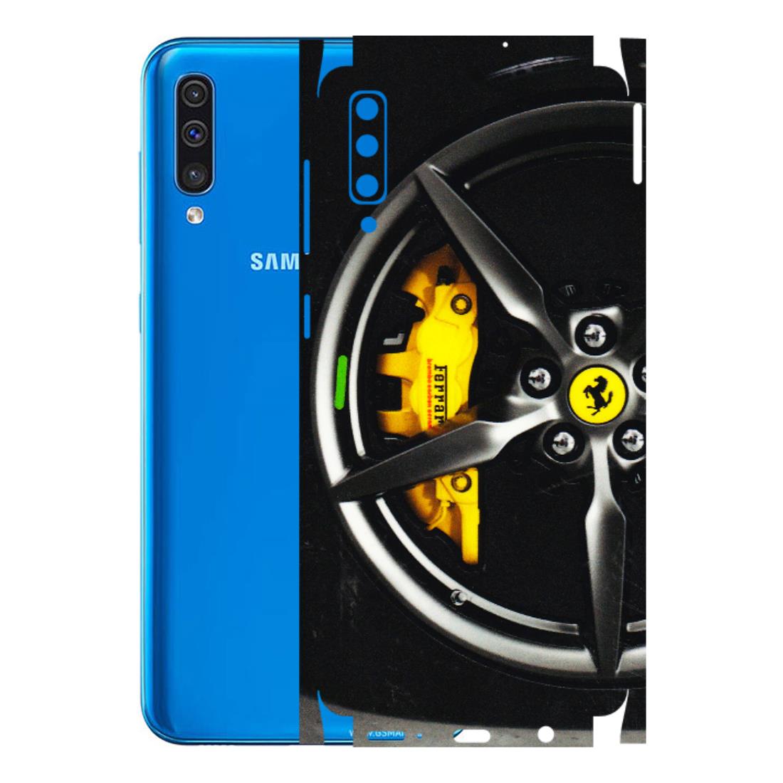 Samsung A/S Series Phone Skins (All Models) - Ferrari Wheel Alloy - 3D Embossed Finish (L-173) Samsung Galaxy A50
