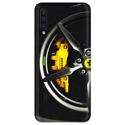 Samsung A/S Series Phone Skins (All Models) - Ferrari Wheel Alloy - 3D Embossed Finish (L-173) Samsung Galaxy A50