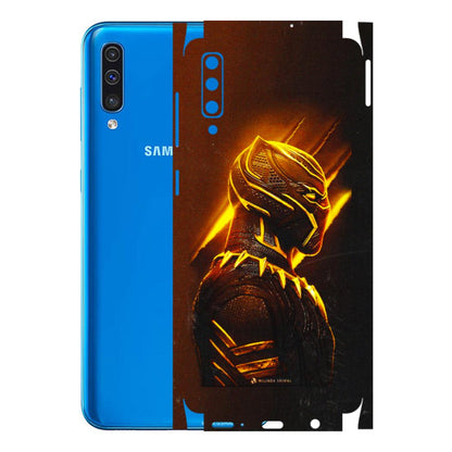 Samsung A/S Series Phone Skins (All Models) - Gold Black Panther - 3D Embossed Finish (L-181) Samsung Galaxy A50