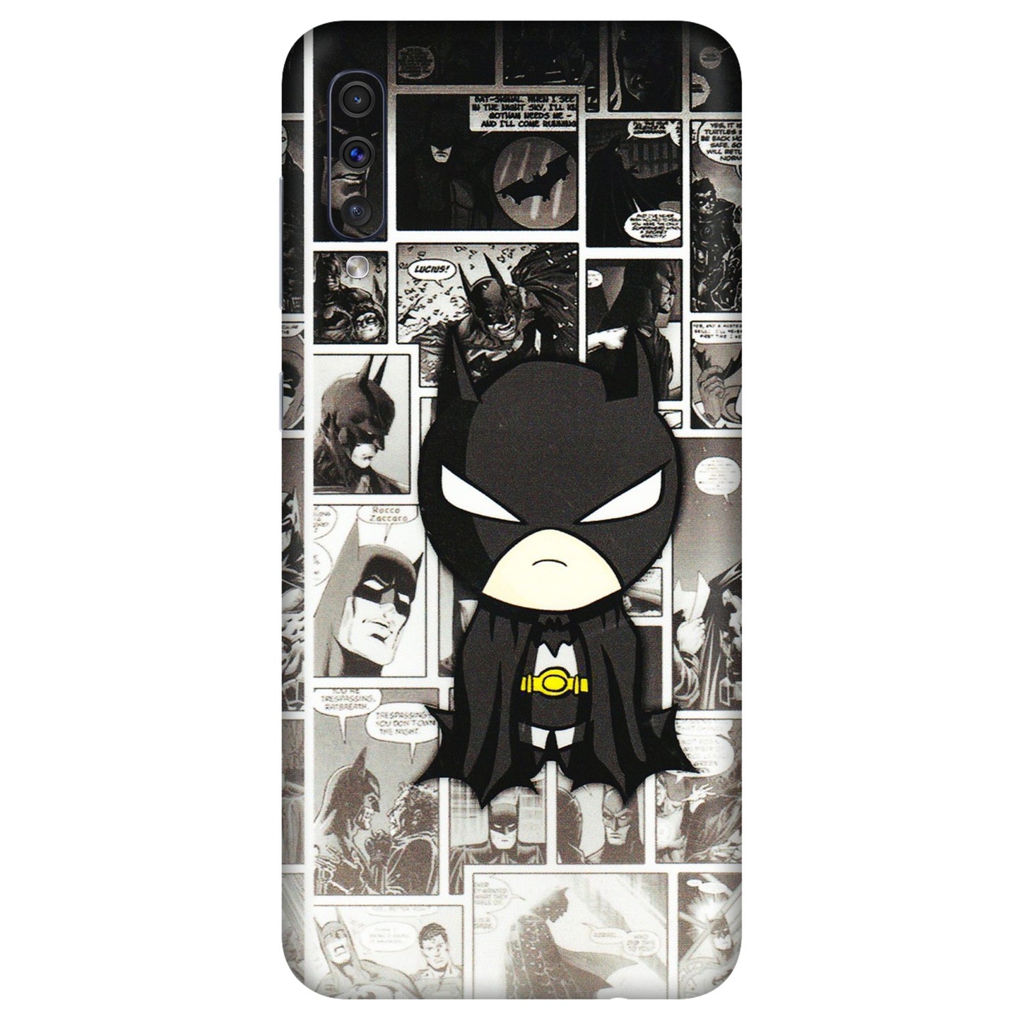 Samsung A/S Series Phone Skins (All Models) - Toon Batman - 3D Embossed Finish (L-182) Samsung Galaxy A50