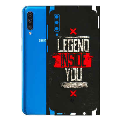 Samsung A/S Series Phone Skins (All Models) - Legend Inside You - 3D Embossed Finish (L-186) Samsung Galaxy A50