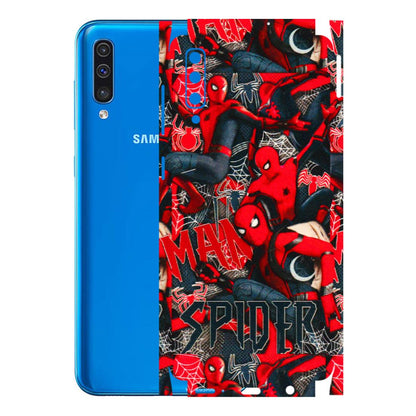 Samsung A/S Series Phone Skins (All Models) - SpiderMan Cool - 3D Embossed Finish (L-188) Samsung Galaxy A50