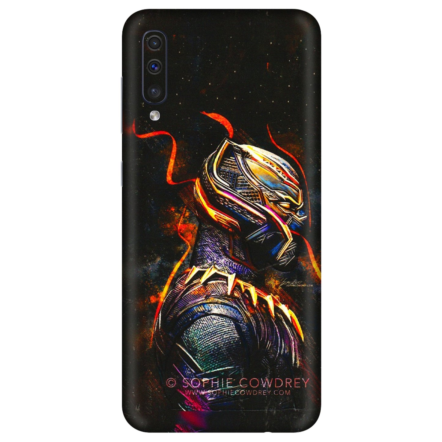 Samsung A/S Series Phone Skins (All Models) - Black Panther - 3D Embossed Finish (L-190) Samsung Galaxy A50